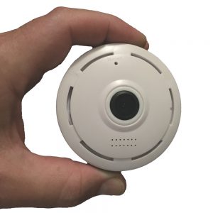 Mini Cámara De Vigilancia Vista Panorámica 360° WiFi HD 2Mp FocoCam